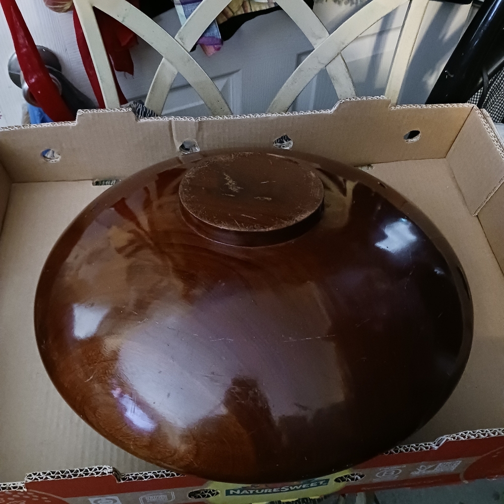 🍜🍲 7 RUSTIC WOOD SALAD BOWLS 🍜🍲A FANTASTIC "VINTAGE" GIFT.🎁 - Picture 4 of 8